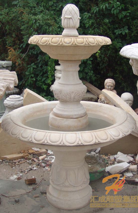 石雕噴泉